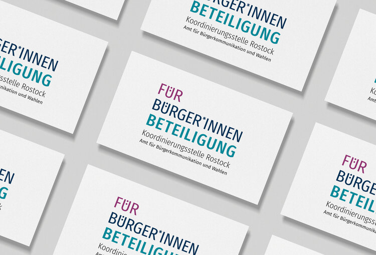 Visitenkarten Bürgerbeteiligung Visitenkarten Bürgerbeteiligung